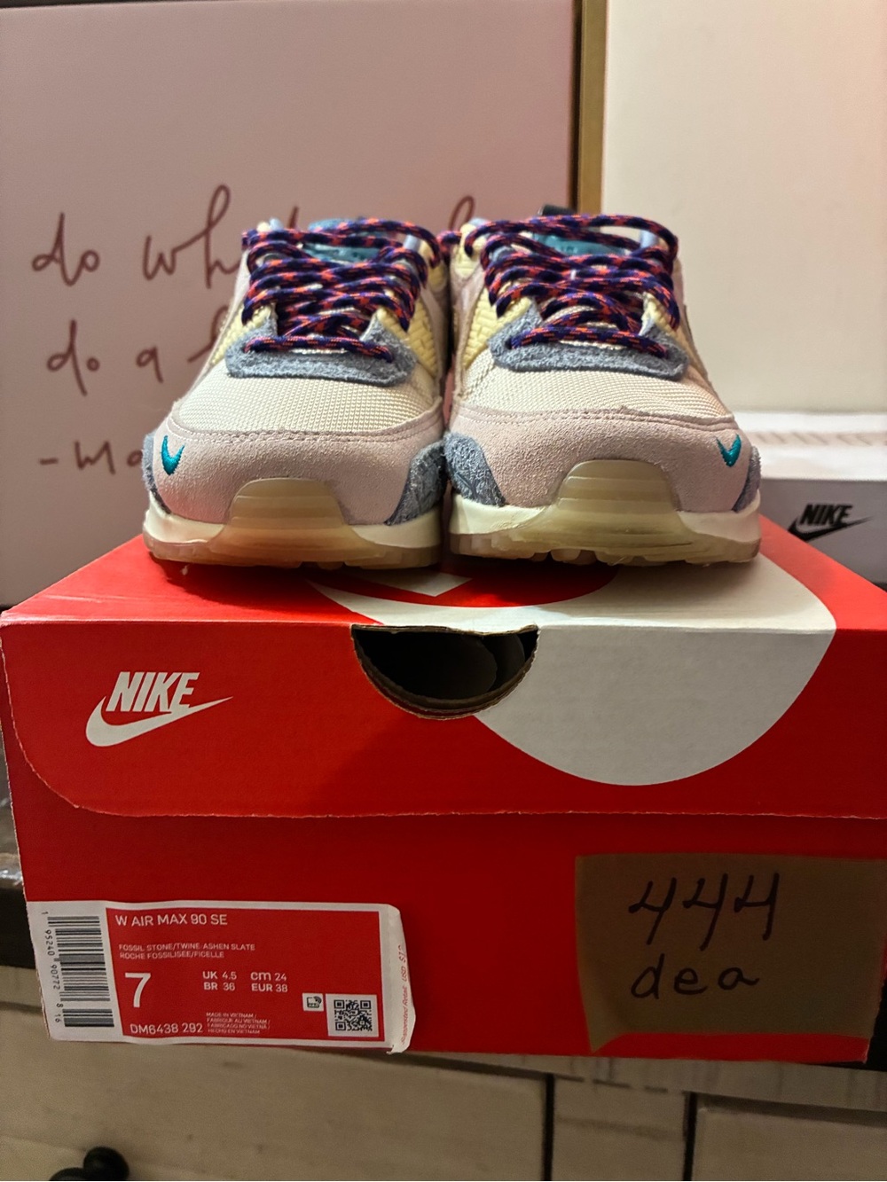 Nike Women’s Air Max 90 SE Pink with Multicolor Accents